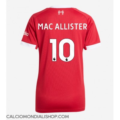 Maglie da calcio Liverpool Alexis Mac Allister #10 Prima Maglia Femminile 2025-26 Manica Corta Maglie da calcio Liverpool Alexis Mac Allister #10 Prima Maglia Femminile 2025-26 Manica Corta